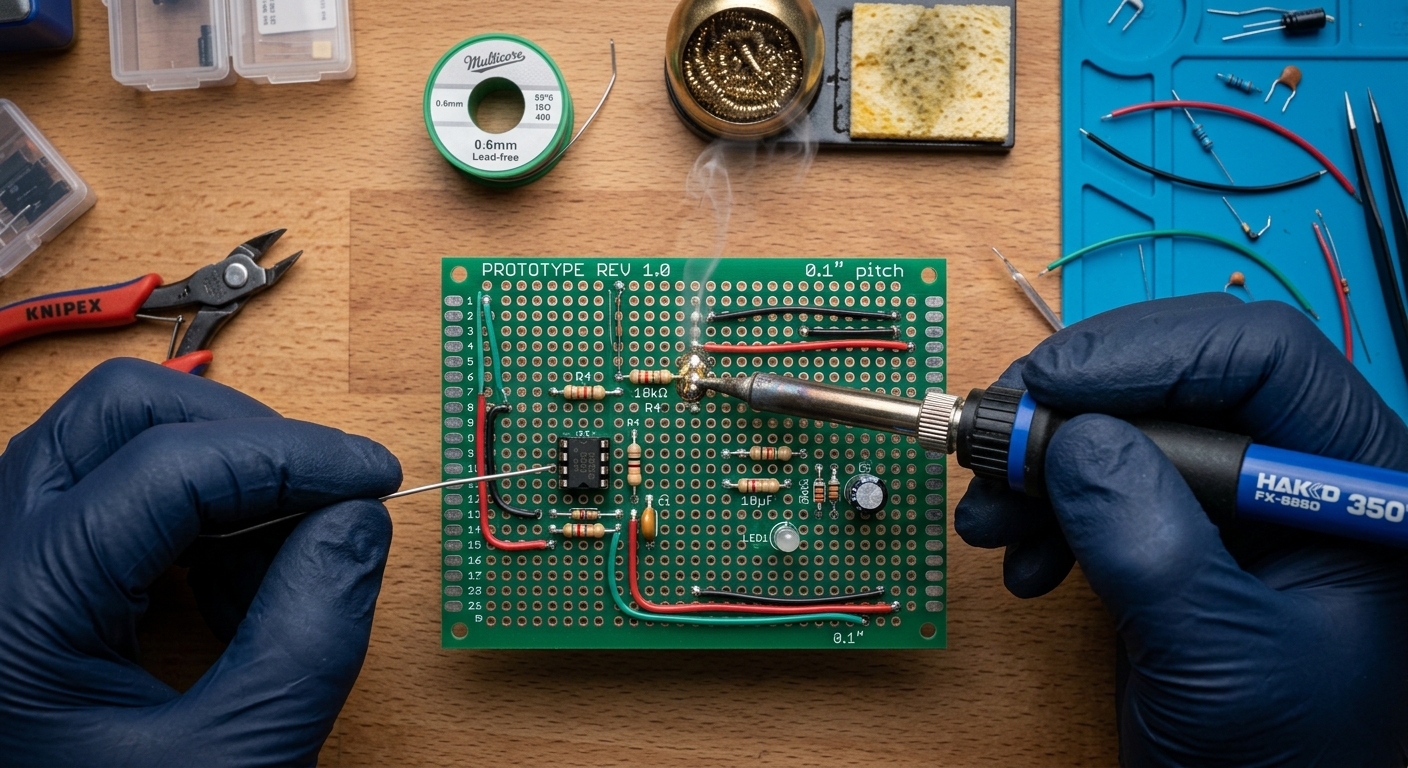 Soldering a Protoboard
