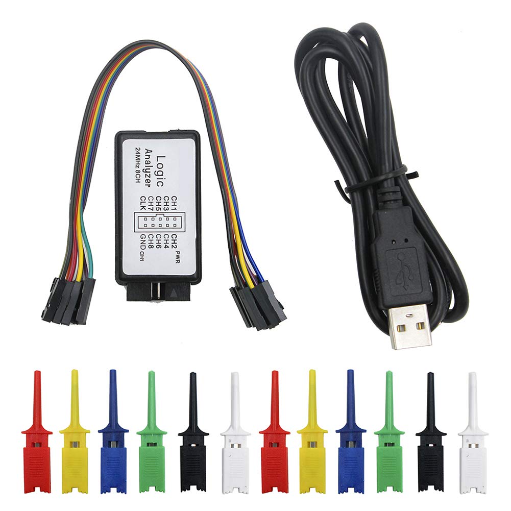 KeeYees 24MHz 8CH USB Logic Analyzer