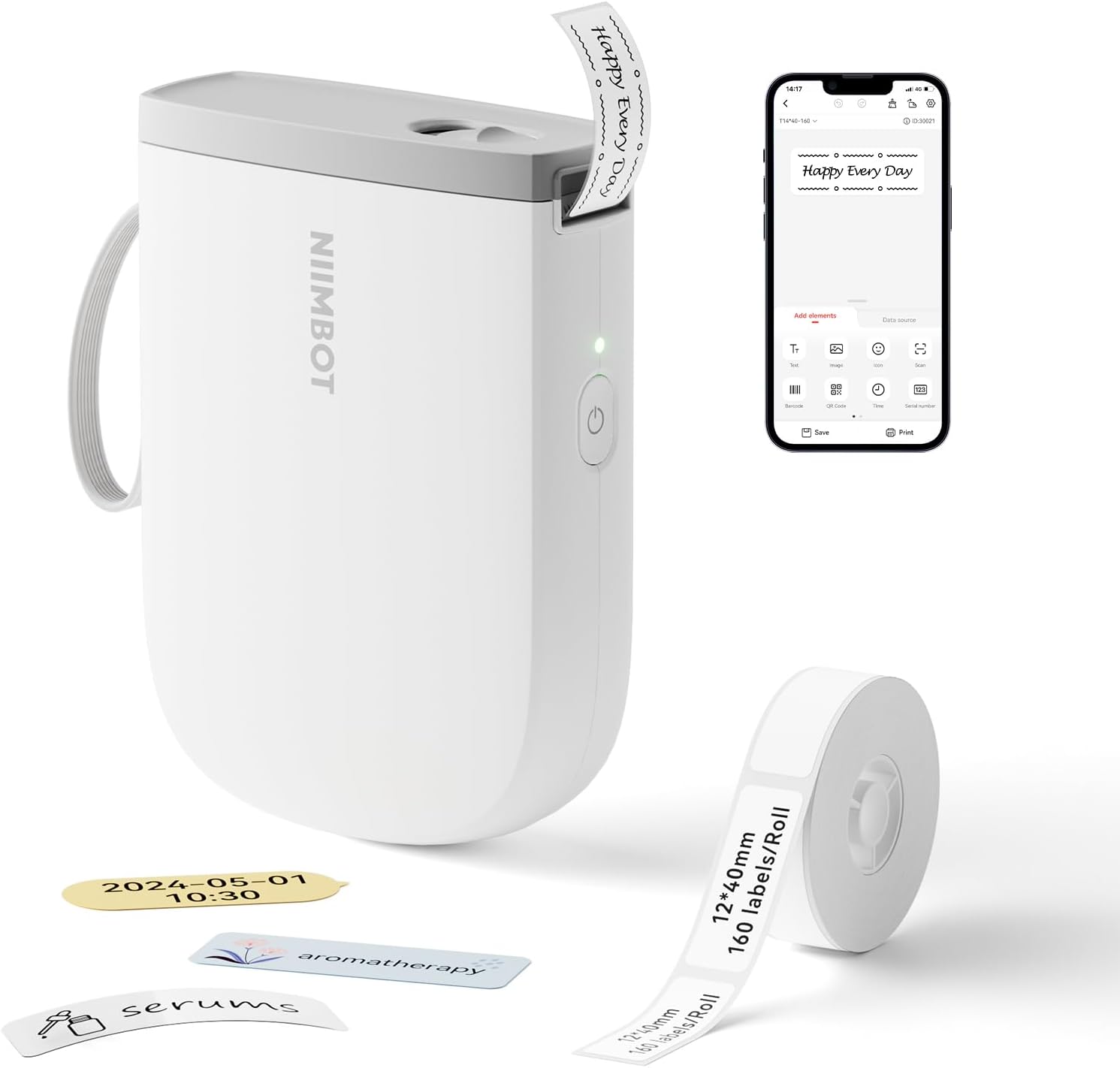 NIIMBOT D11 Portable Wireless Label Maker