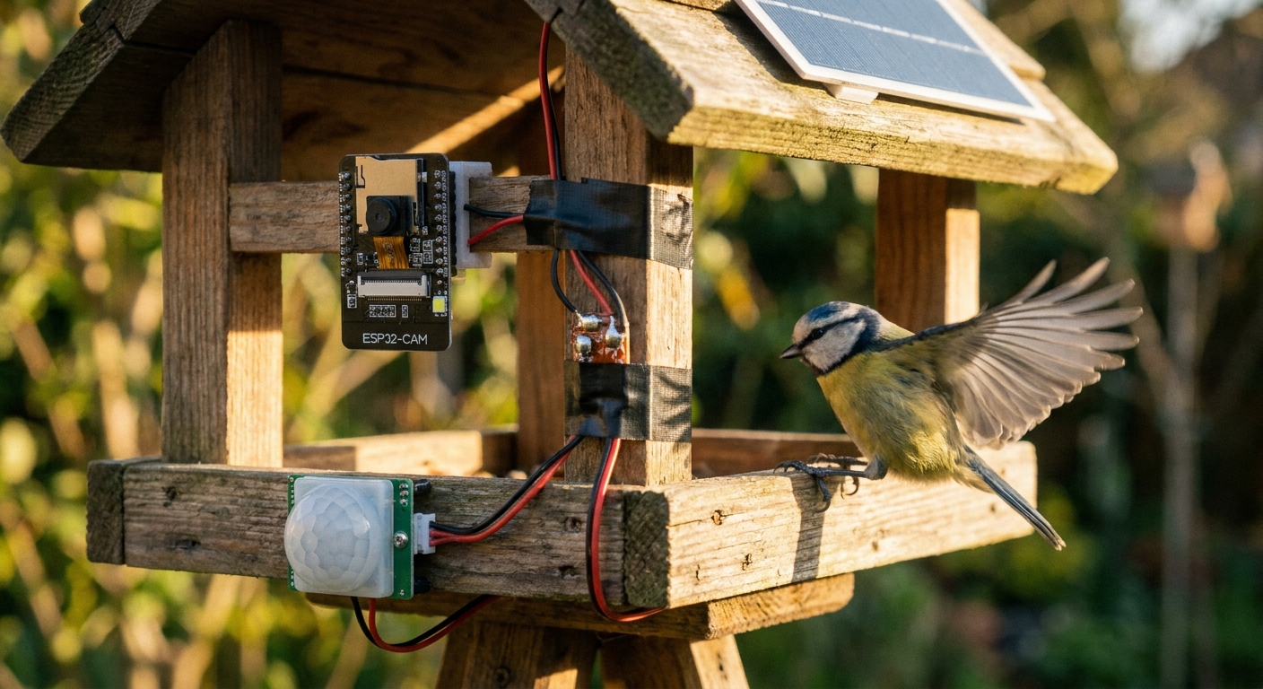 ESP32-CAM Bird Feeder