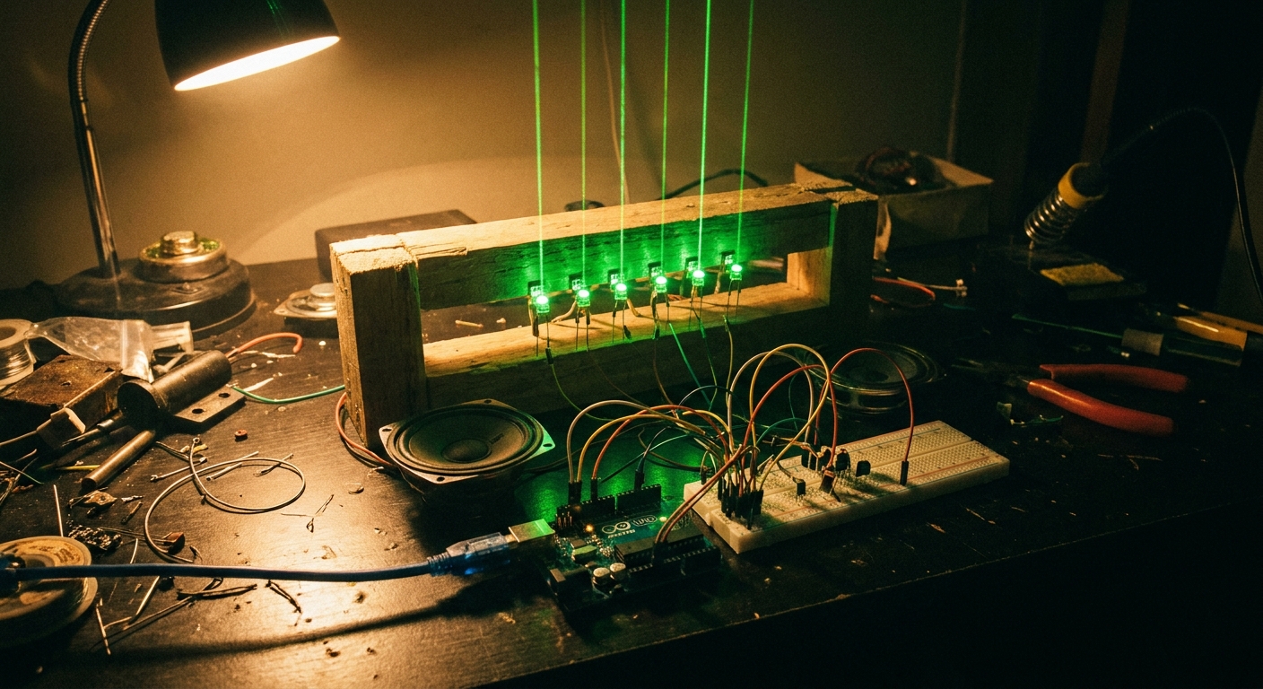 DIY Arduino Laser Harp