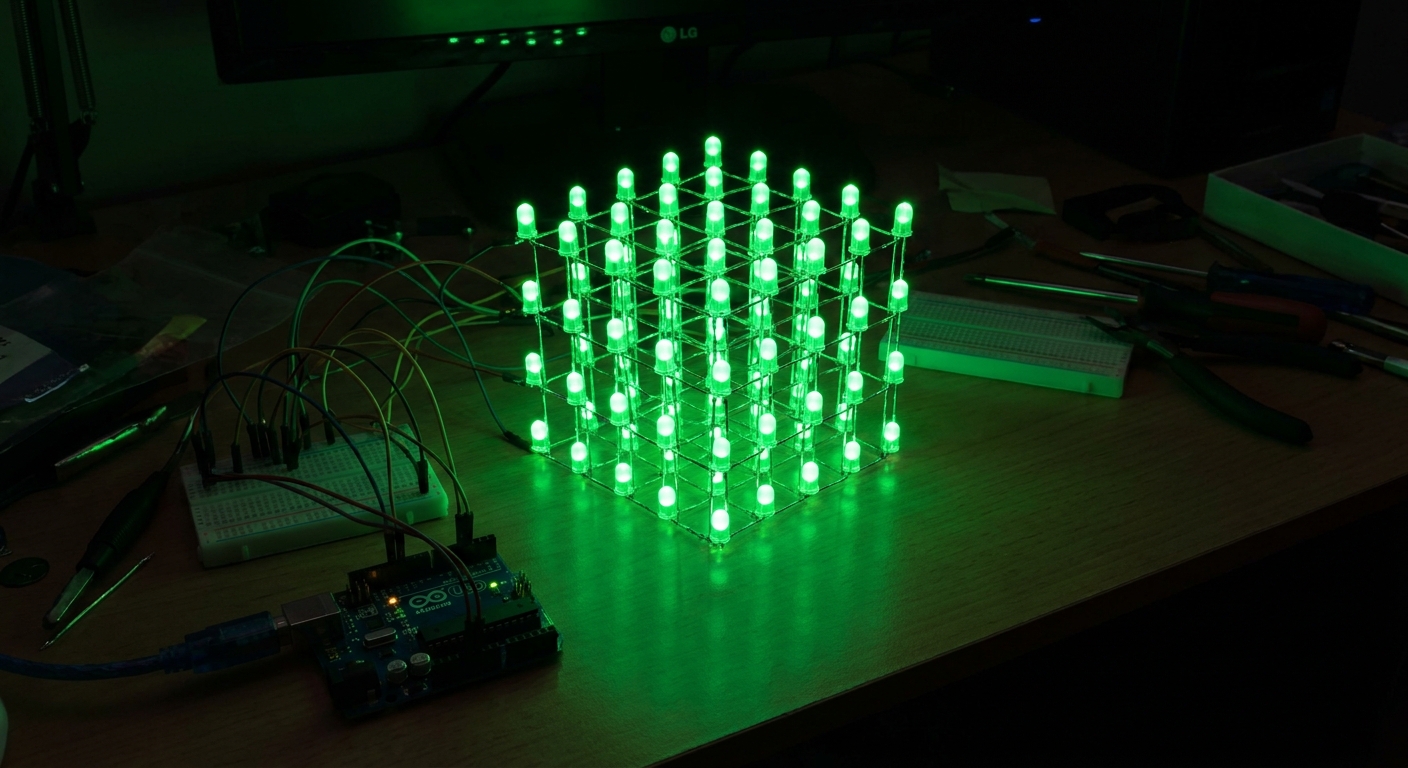 4x4x4 LED Cube