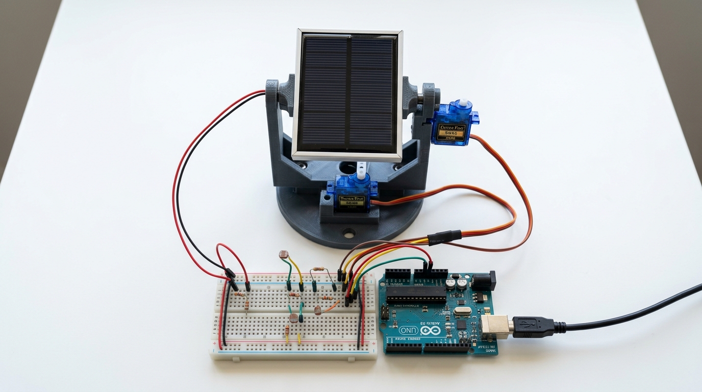 A DIY Dual Axis Solar Tracker