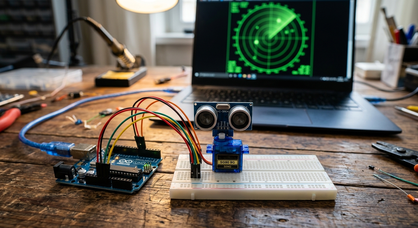 Ultrasonic Radar Screen